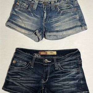 2 Pairs Big Star Denim shorts
